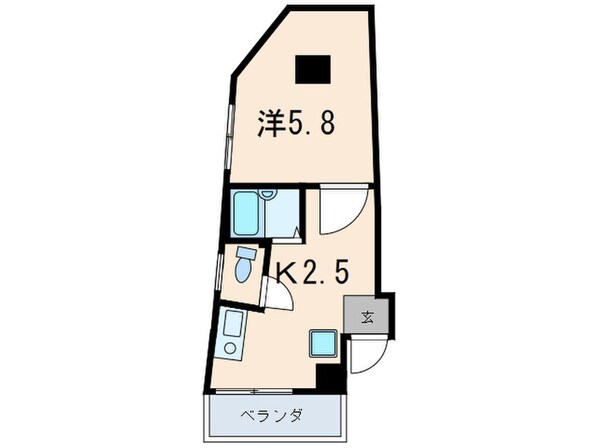 カーサ・デ・ロッコウの物件間取画像